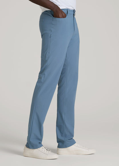 American Tall Men Traveler Pant 2.0 for Tall Men in Chambray