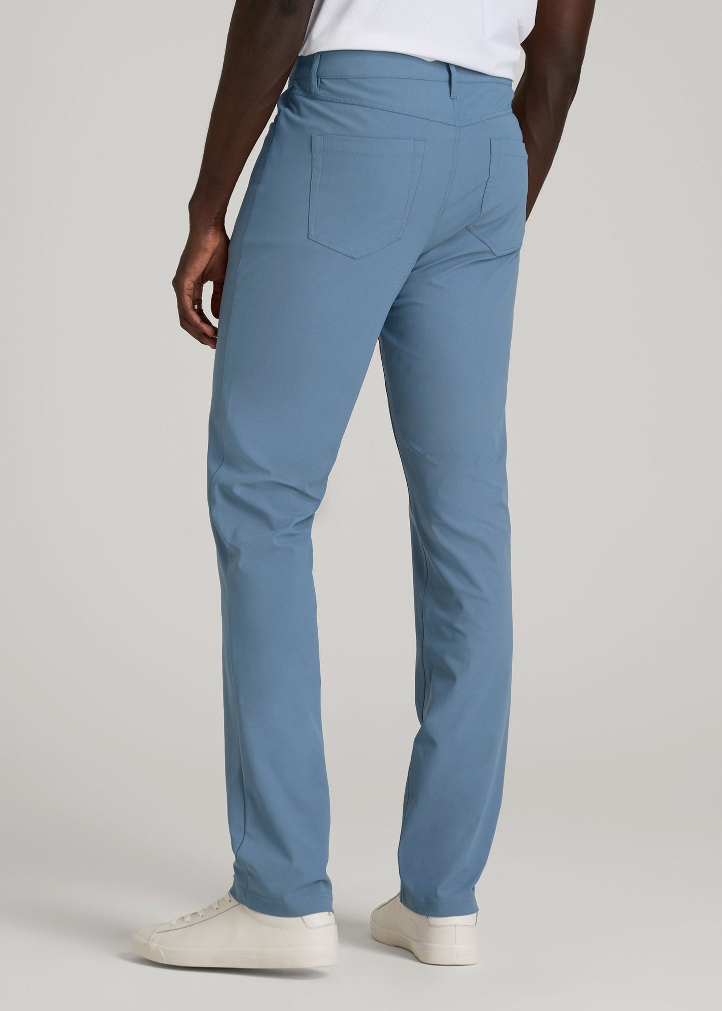 American Tall Men Traveler Pant 2.0 for Tall Men in Chambray