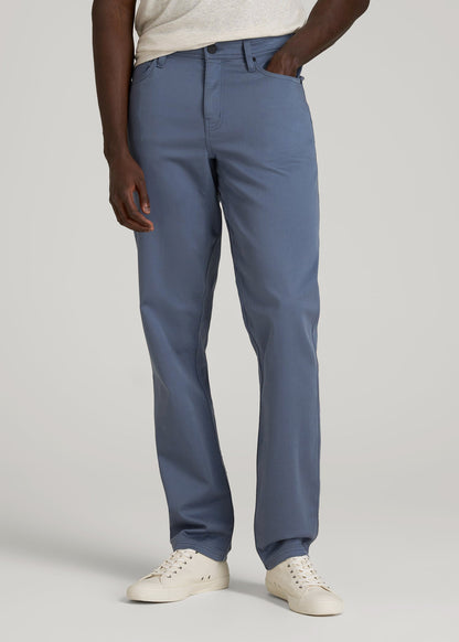 American Tall Men Everyday Comfort 5-Pocket TAPERED-FIT Pant for Tall Men in Blue Slate