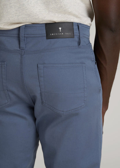 American Tall Men Everyday Comfort 5-Pocket TAPERED-FIT Pant for Tall Men in Blue Slate