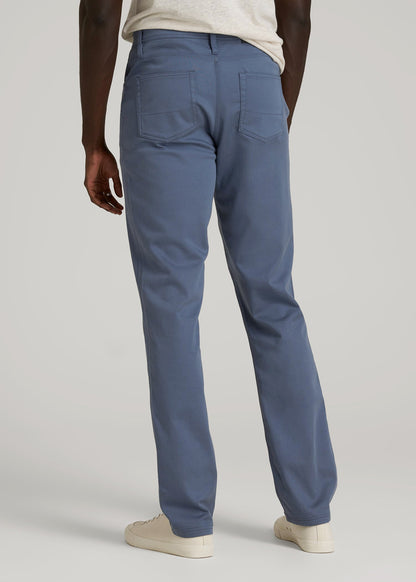 American Tall Men Everyday Comfort 5-Pocket TAPERED-FIT Pant for Tall Men in Blue Slate
