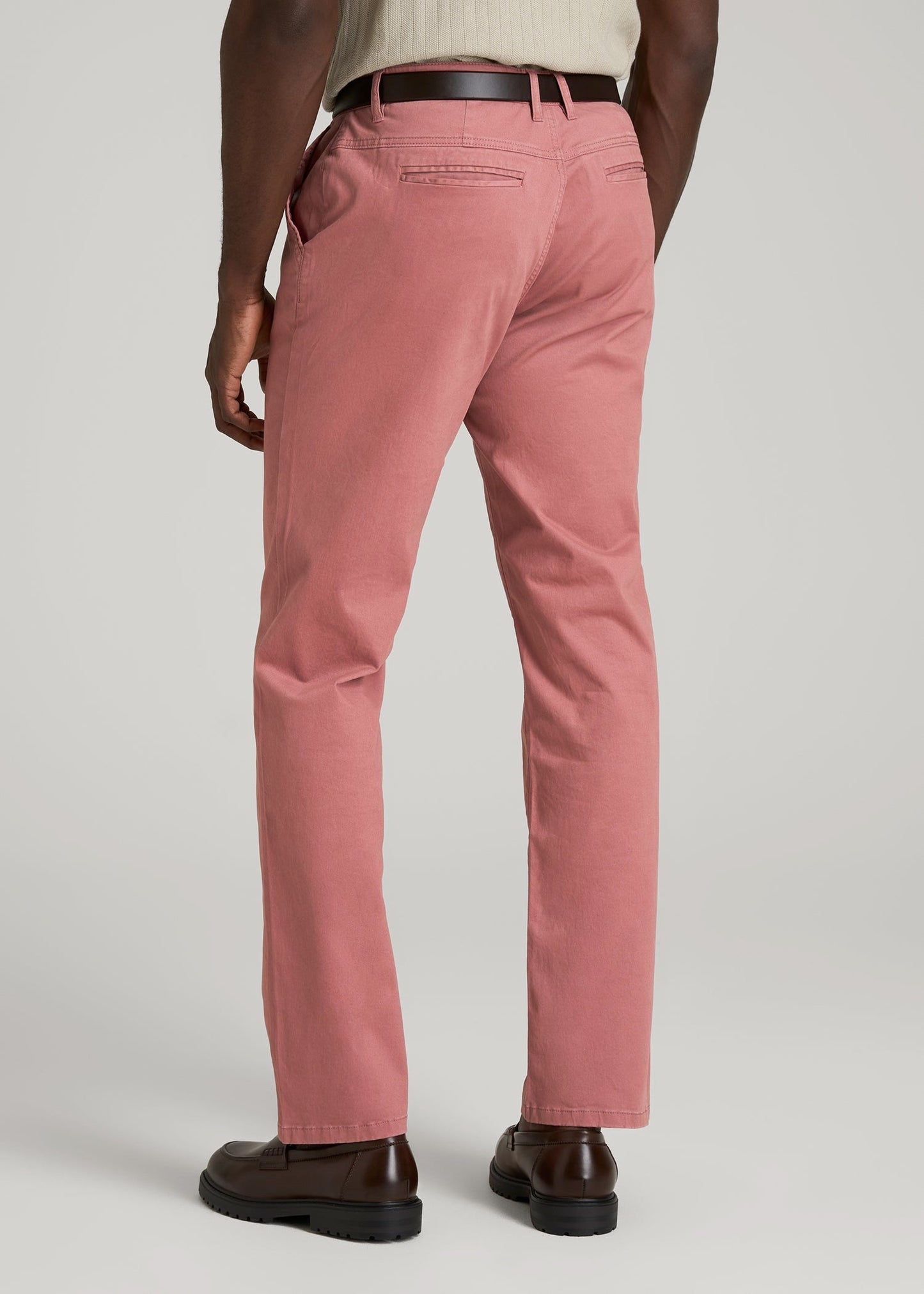 American Tall Men Mason Relaxed Chinos for Tall Men in Withered Rose