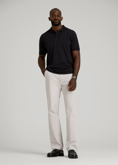 American Tall Men 4 Way Stretch Commuter RELAXED Chino Pants for Tall Men in Drywall Tan
