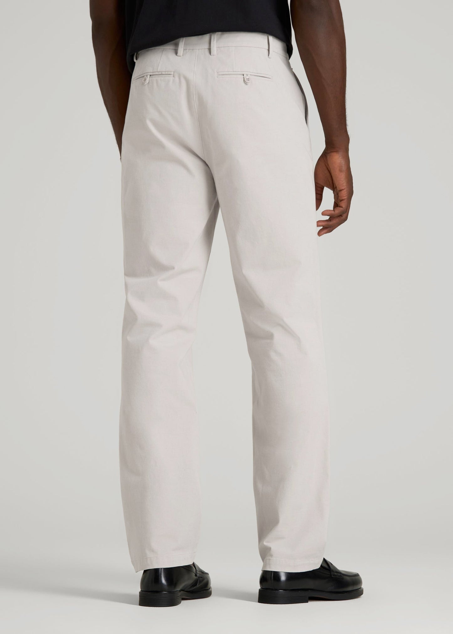 American Tall Men 4 Way Stretch Commuter RELAXED Chino Pants for Tall Men in Drywall Tan