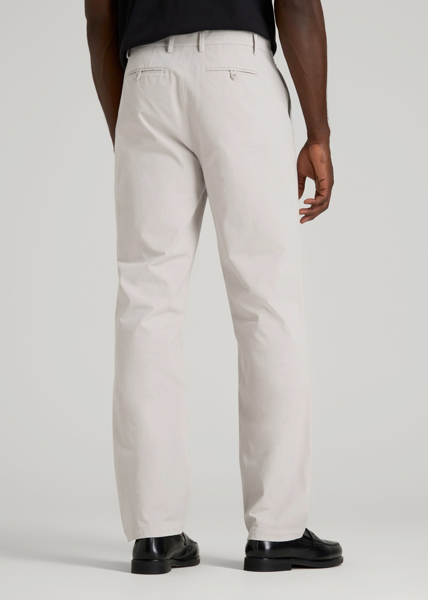 American Tall Men 4 Way Stretch Commuter RELAXED Chino Pants for Tall Men in Drywall Tan