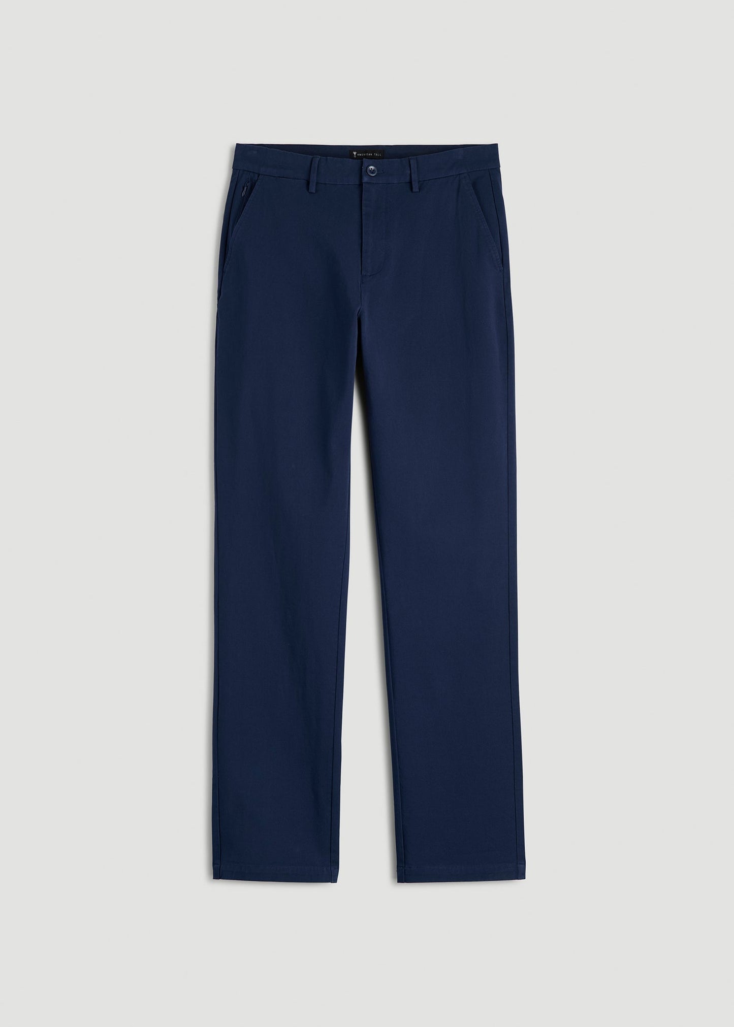 American Tall Men 4 Way Stretch Commuter STRAIGHT Leg Chino Pants for Tall Men in Summer Blue