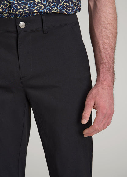 American Tall Men Traveler Joggers for Tall Men in Black