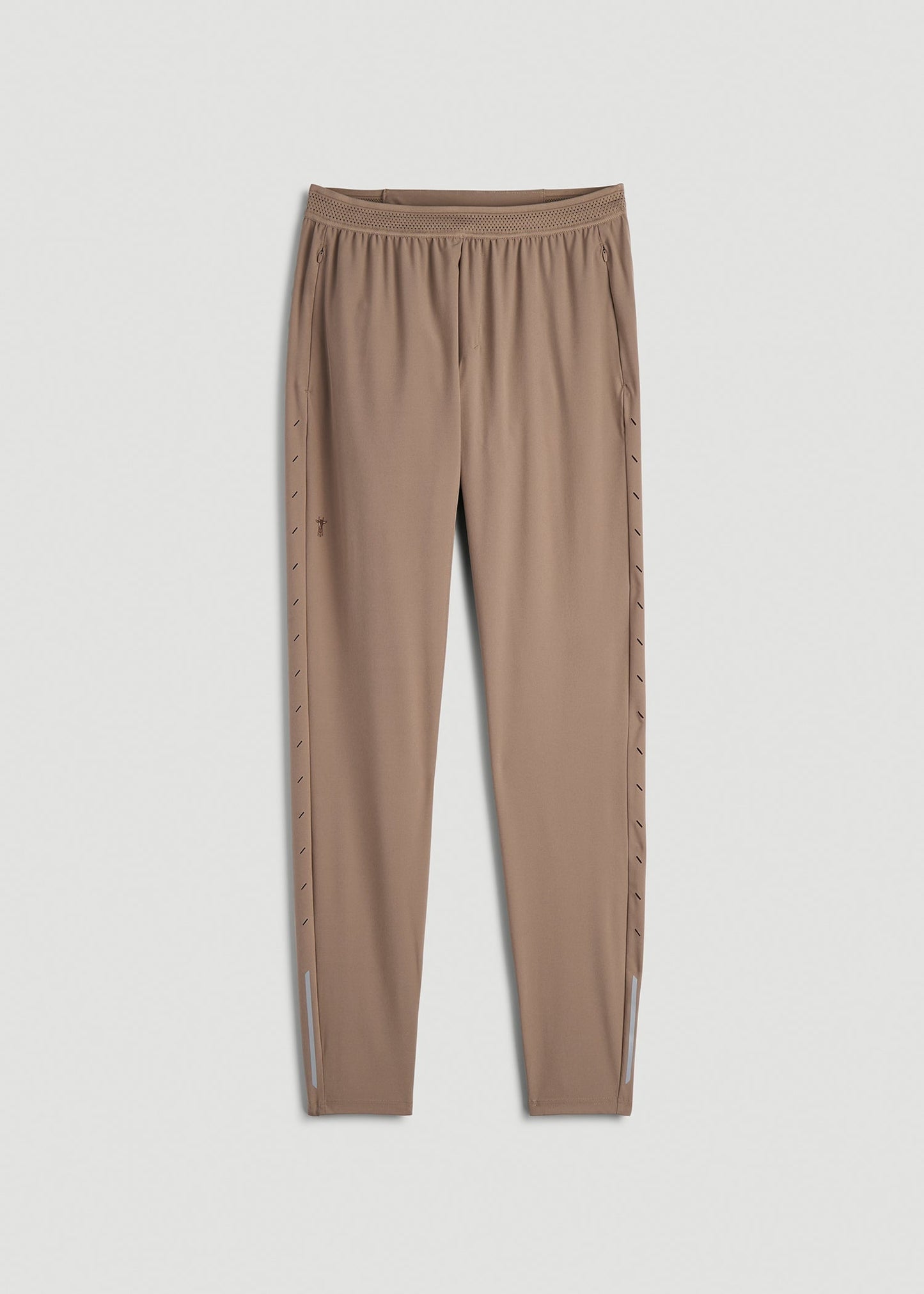 American Tall Men Featherweight Running Pants for Tall Men in Dark Sand