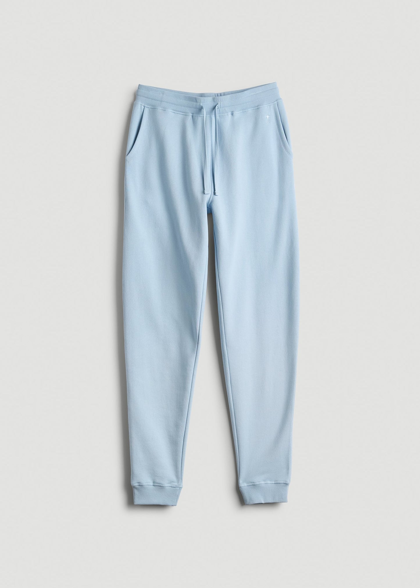 American Tall Men Wearever 2.0 Fleece Joggers for Tall Men in Ice Blue