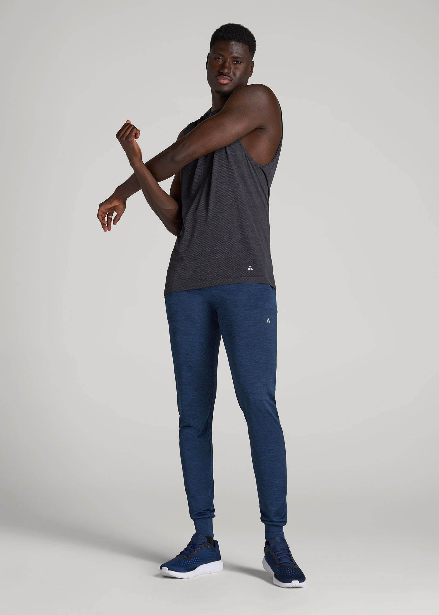 American Tall Men A.T. Performance Engineered Joggers for Tall Men in Navy Mix