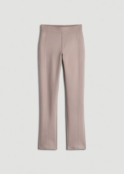American Tall Women Pull-on Slim Dress Pants for Tall Women in Truly Taupe