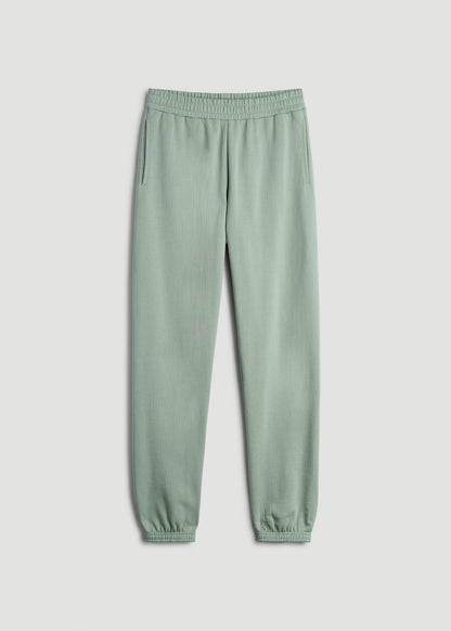 American Tall Women|Men Wearever Fleece Relaxed Sweatpants for Tall Women in Seagrass