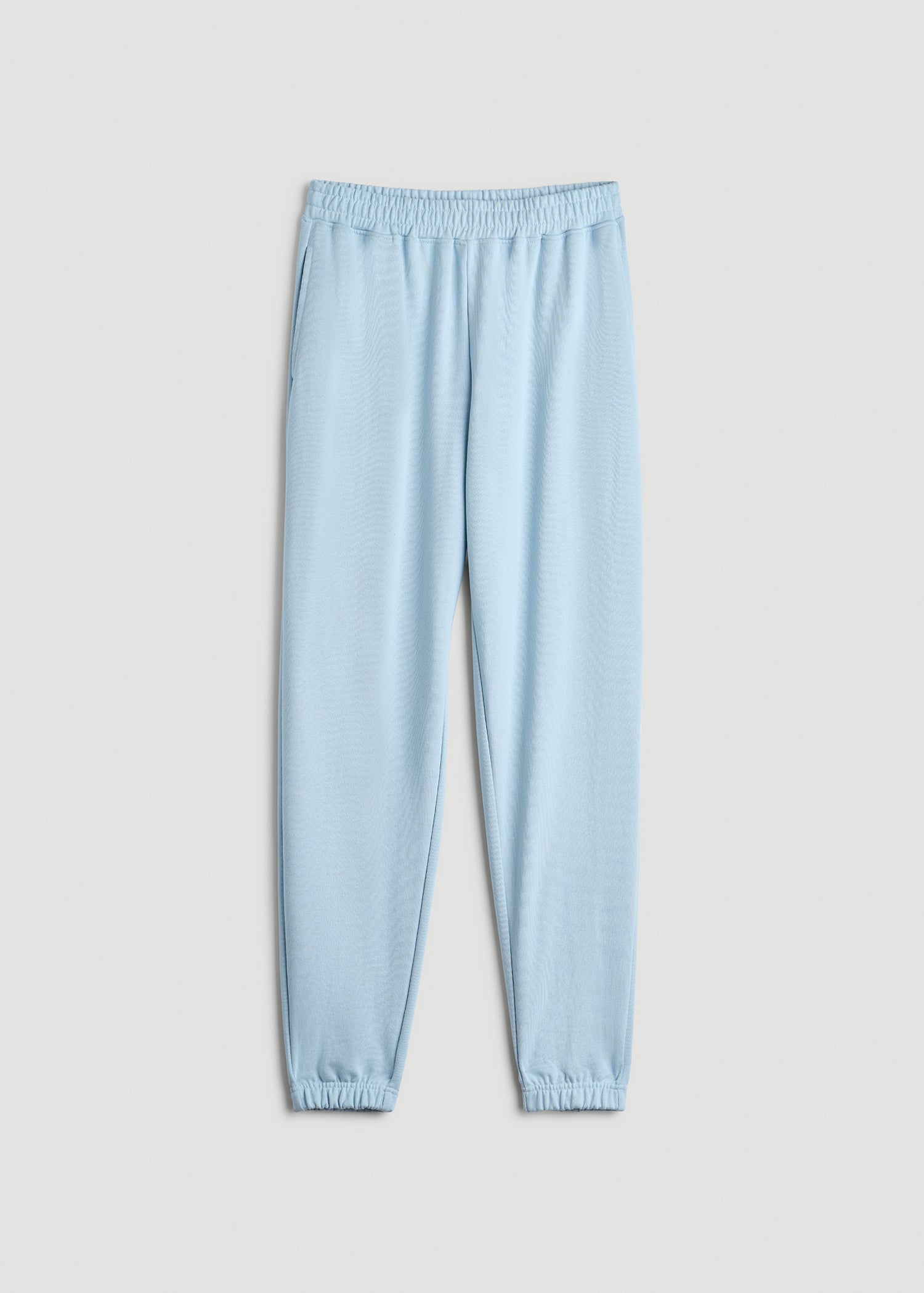 American Tall Women|Men Wearever Oversized French Terry Joggers for Tall Women in Ice Blue