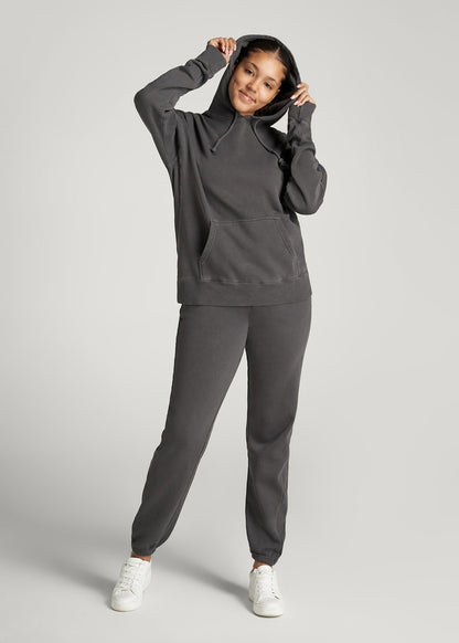 American Tall Women Wearever Fleece Regular Fit Sweatpants for Tall Women in Charcoal