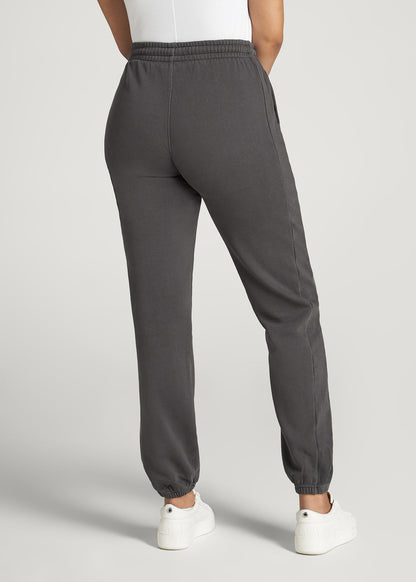 American Tall Women Wearever Fleece Regular Fit Sweatpants for Tall Women in Charcoal