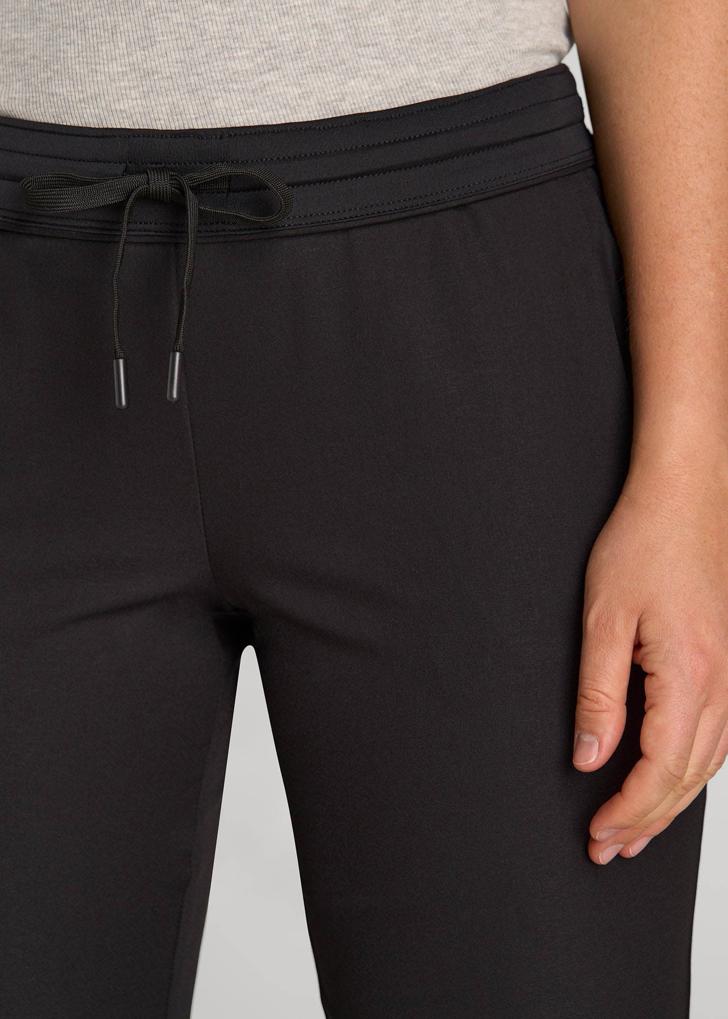 American Tall Women Pull-on Traveler Pants 2.0 for Tall Women in Black