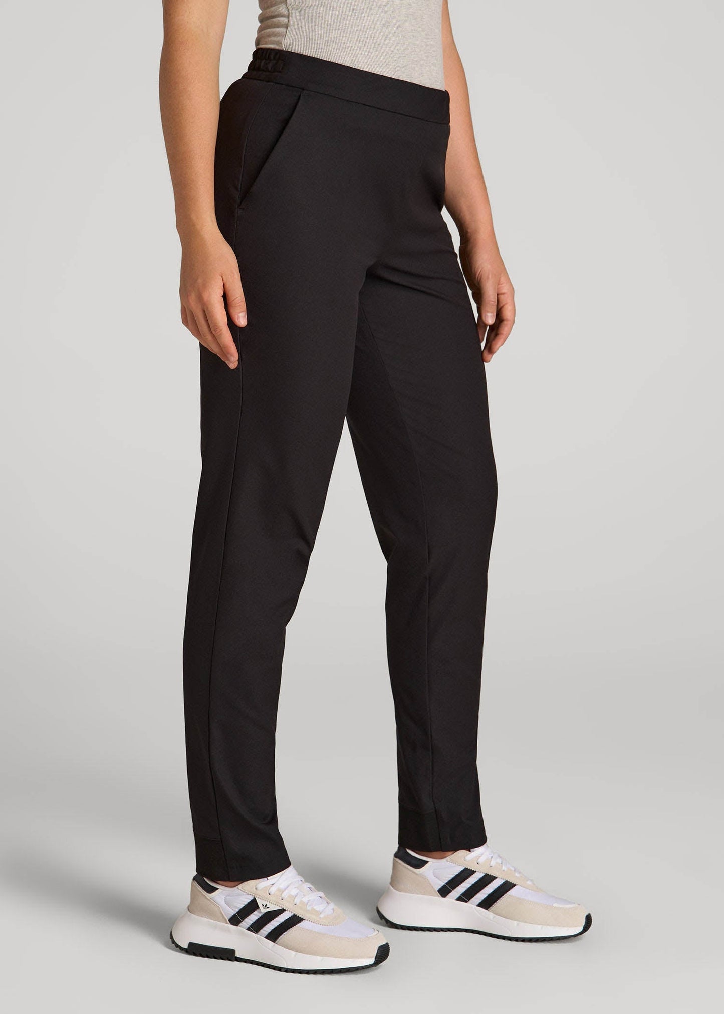 American Tall Women Pull-on Traveler Pants 2.0 for Tall Women in Black