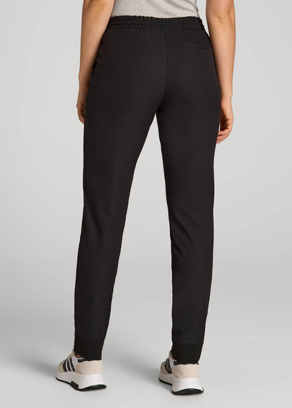 American Tall Women Pull-on Traveler Pants 2.0 for Tall Women in Black