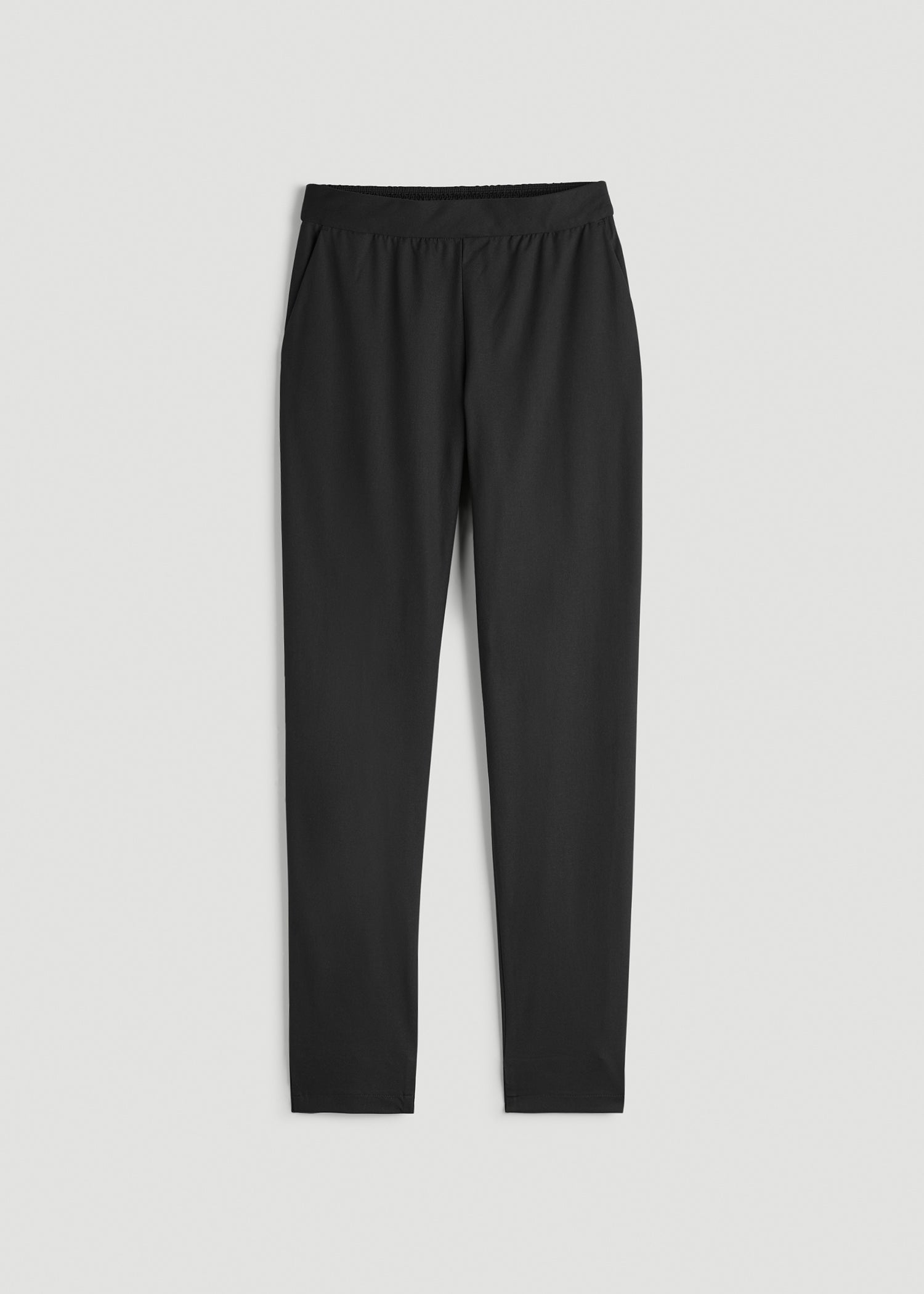 American Tall Women Pull-on Traveler Pants 2.0 for Tall Women in Black