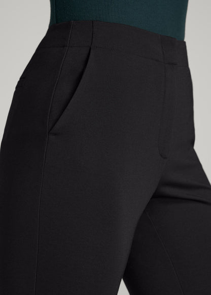 American Tall Women SLIM-Fit Dress Pants for Tall Women in Black