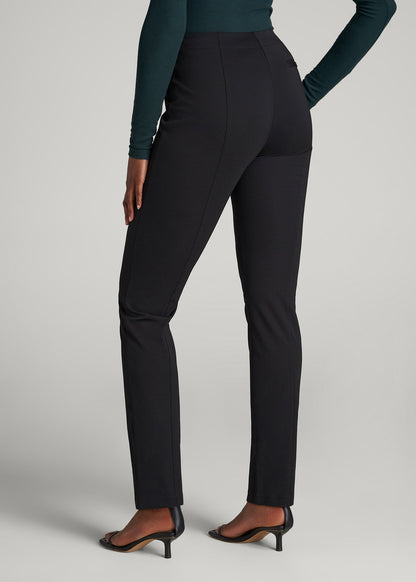 American Tall Women SLIM-Fit Dress Pants for Tall Women in Black