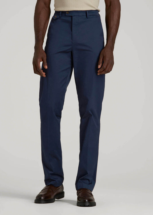 American Tall Men Refined Chinos for Tall Men in Navy