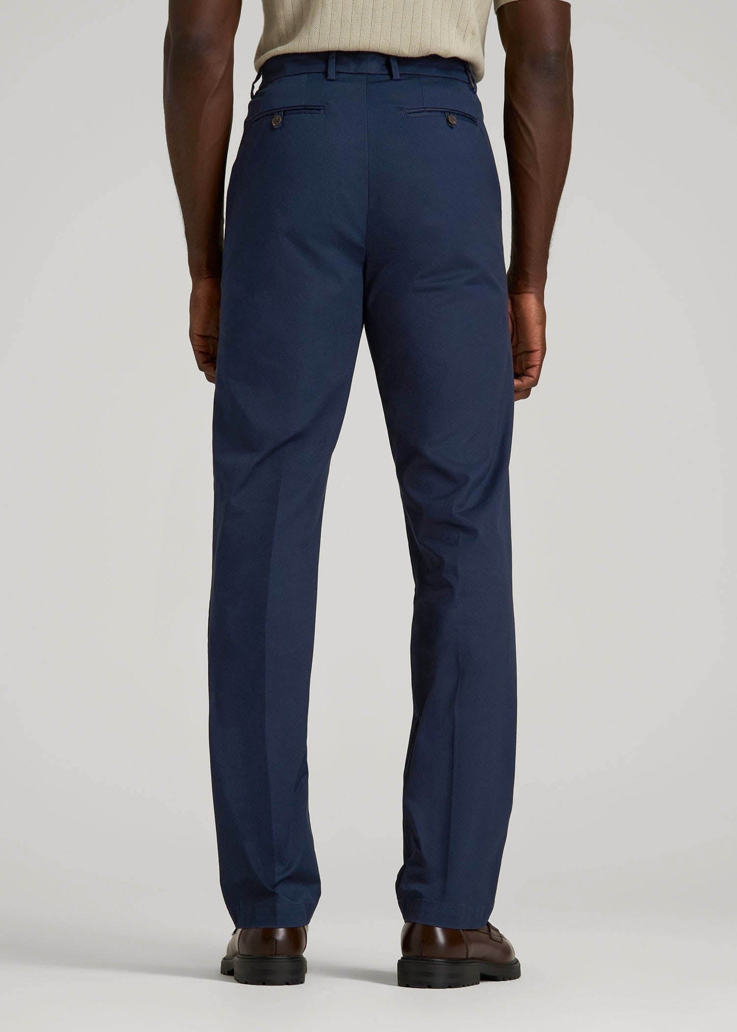 American Tall Men Refined Chinos for Tall Men in Navy