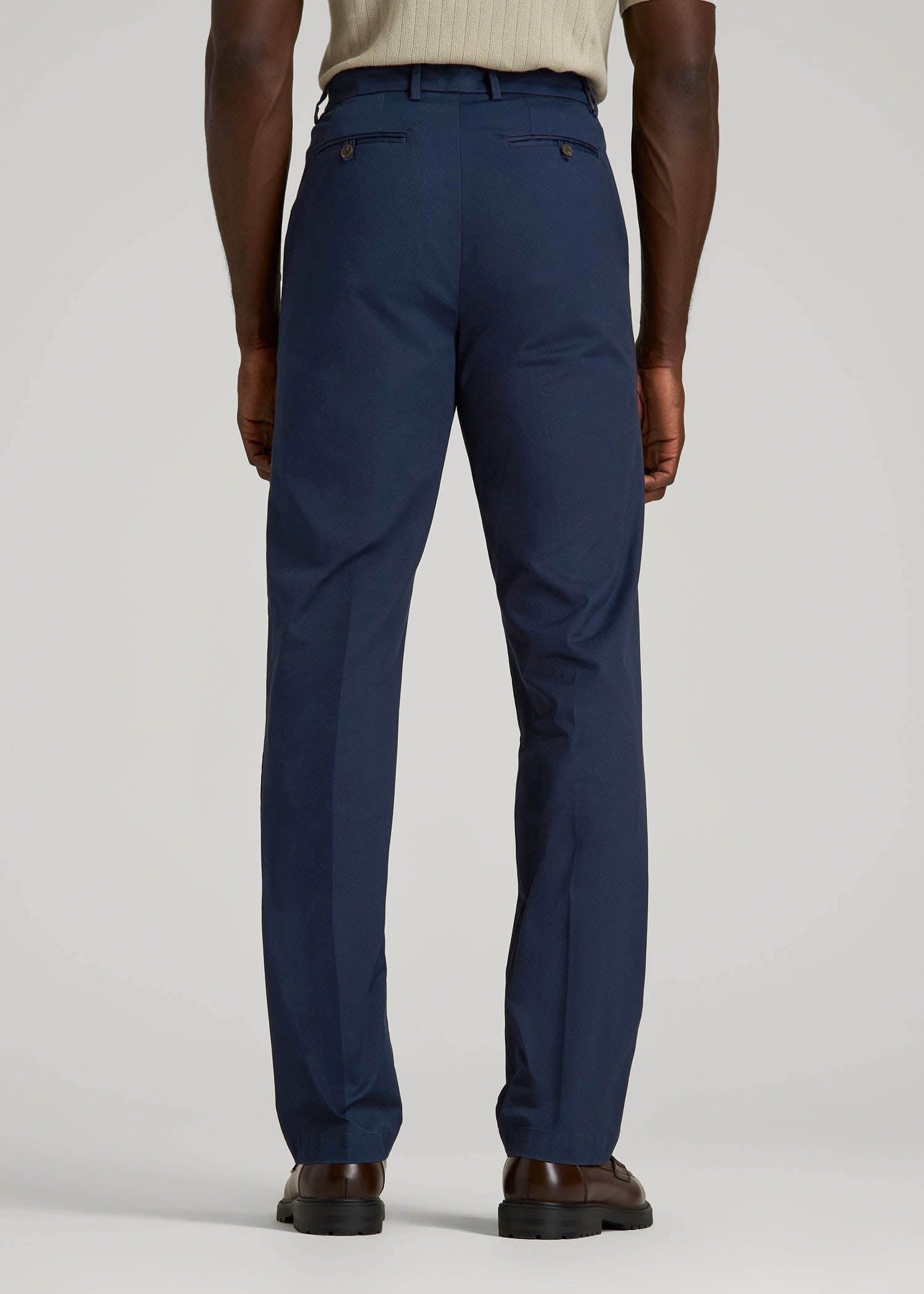 American Tall Men Refined Chinos for Tall Men in Navy