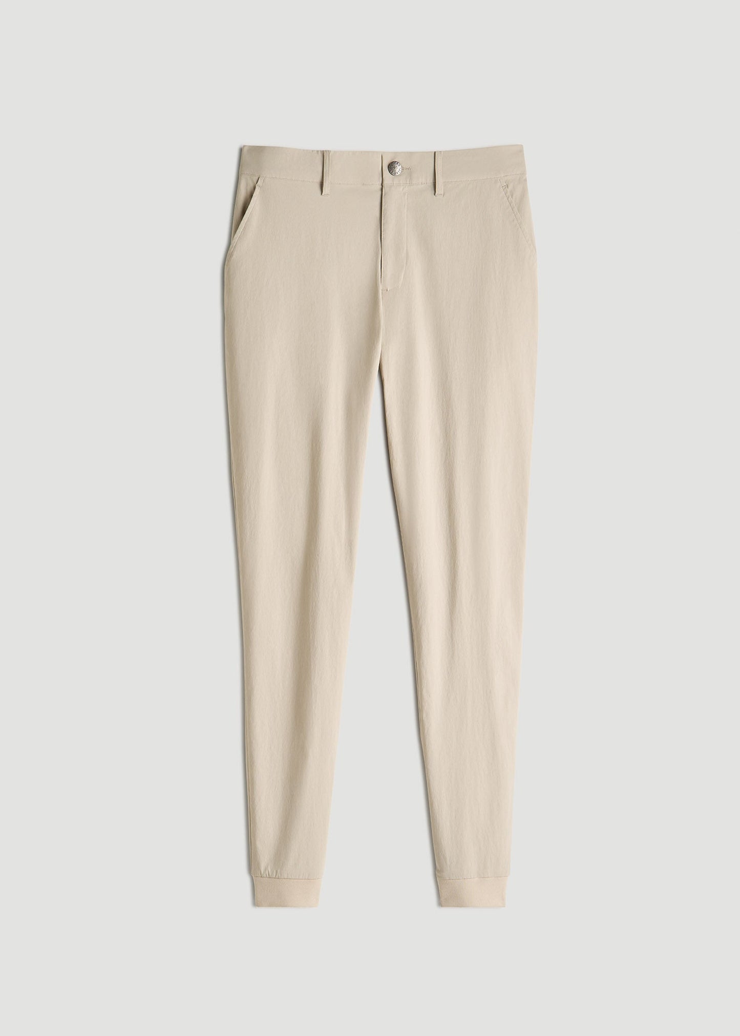 American Tall Men Traveler Joggers for Tall Men in Stone