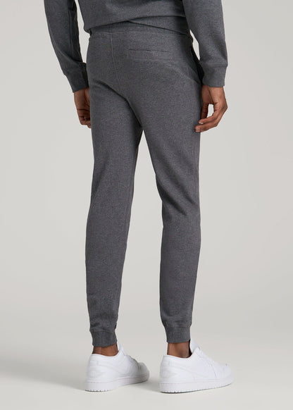 American Tall Men Wearever 2.0 French Terry Joggers for Tall Men in Charcoal Mix