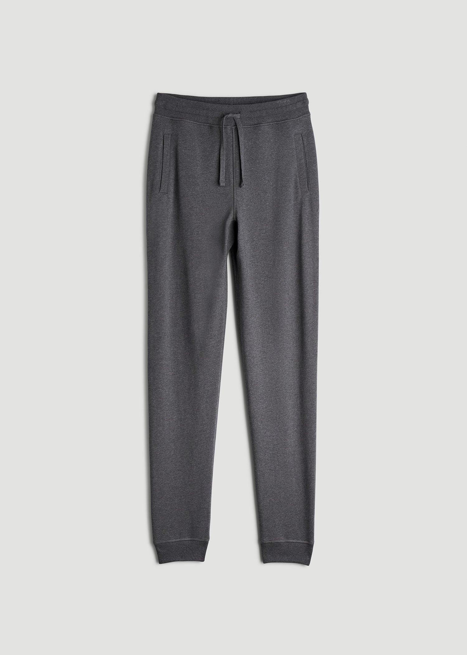 American Tall Men Wearever 2.0 French Terry Joggers for Tall Men in Charcoal Mix