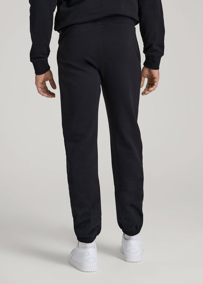 American Tall Men Wearever 2.0 Fleece Sweatpants for Tall Men in Black