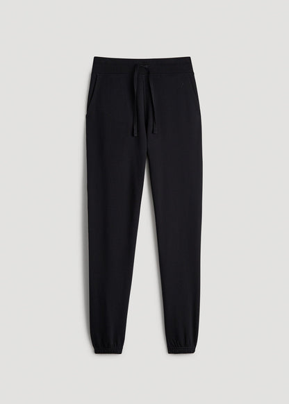American Tall Men Wearever 2.0 Fleece Sweatpants for Tall Men in Black