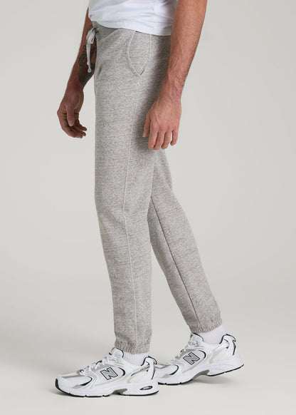 American Tall Men Wearever 2.0 Fleece Sweatpants for Tall Men in Heathered Grey