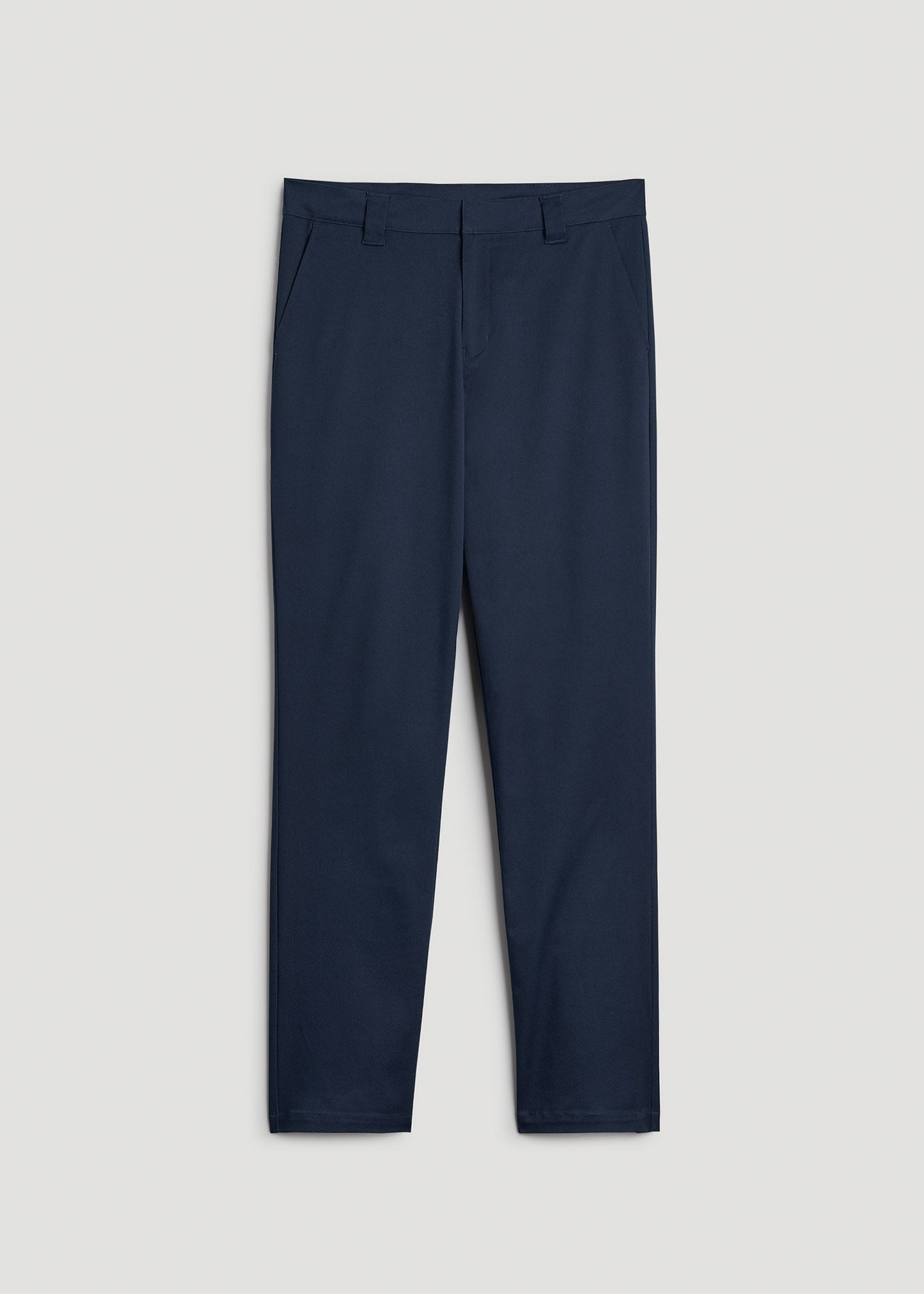 American Tall Men LJ&S Stretch Twill STRAIGHT-LEG Work Pants for Tall Men in Marine Blue
