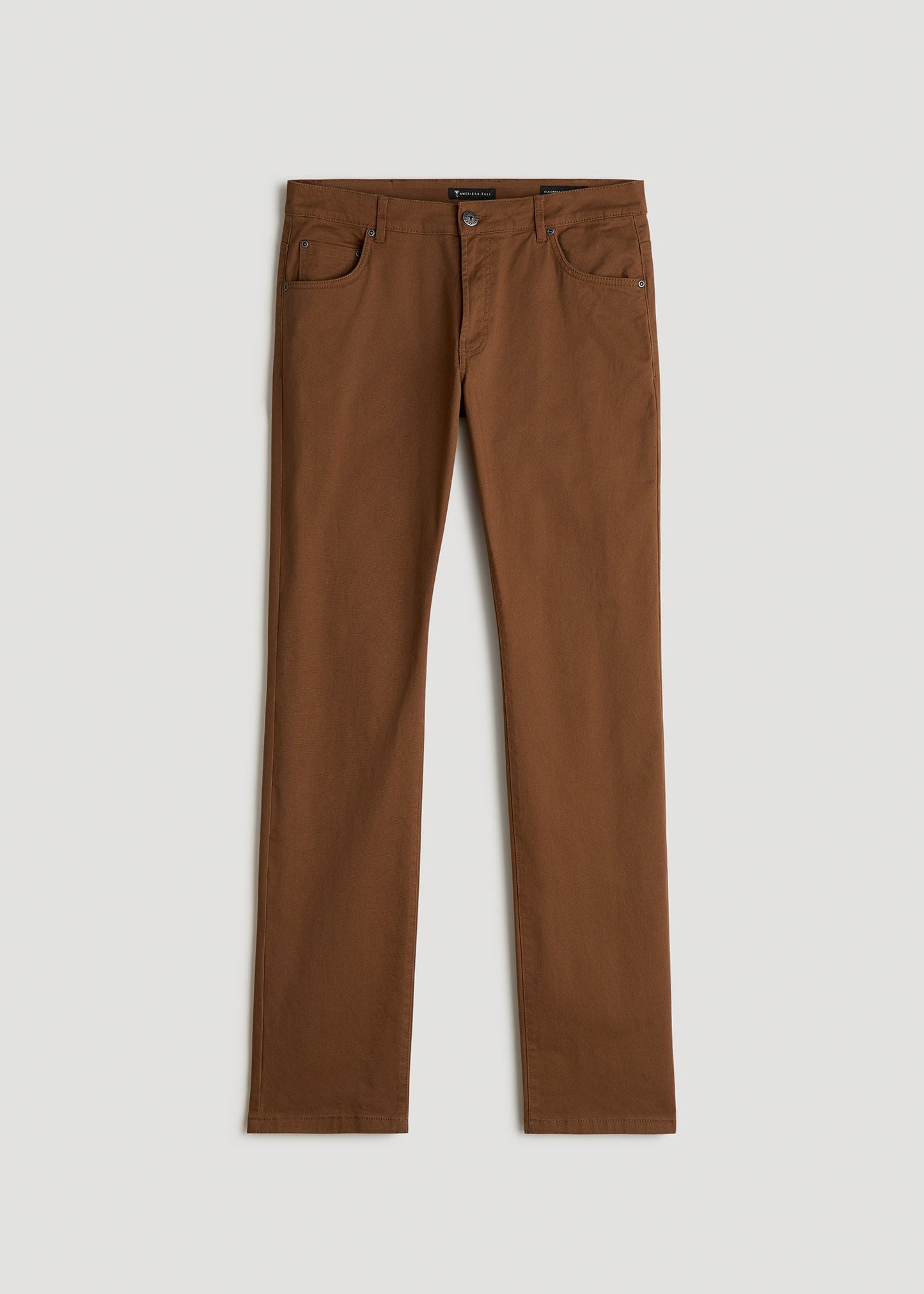 American Tall Men Carman TAPERED Fit Five Pocket Pants for Tall Men in Fatigue Green