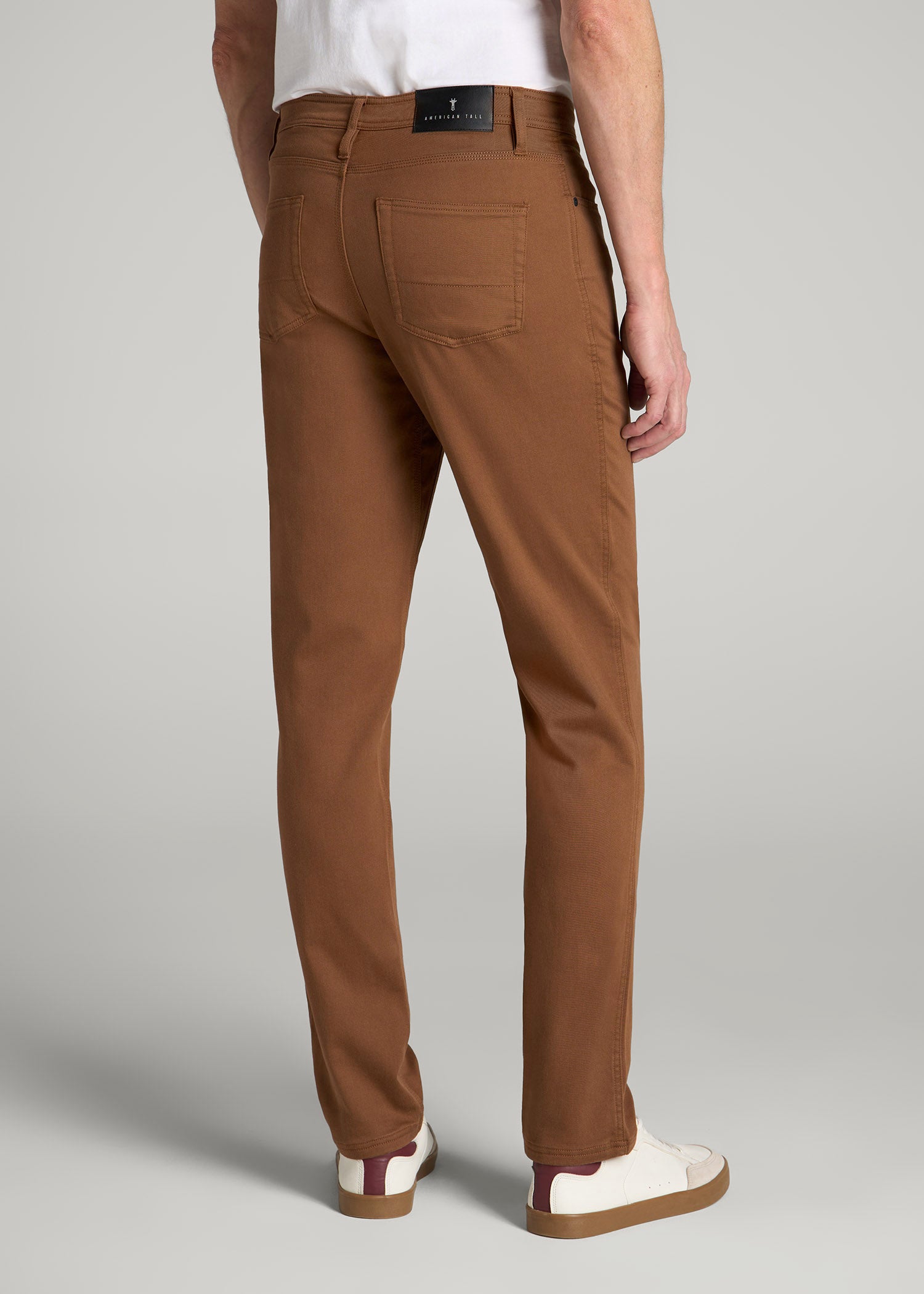 American Tall Men Everyday Comfort 5-Pocket TAPERED-FIT Pant for Tall Men in Nutshell