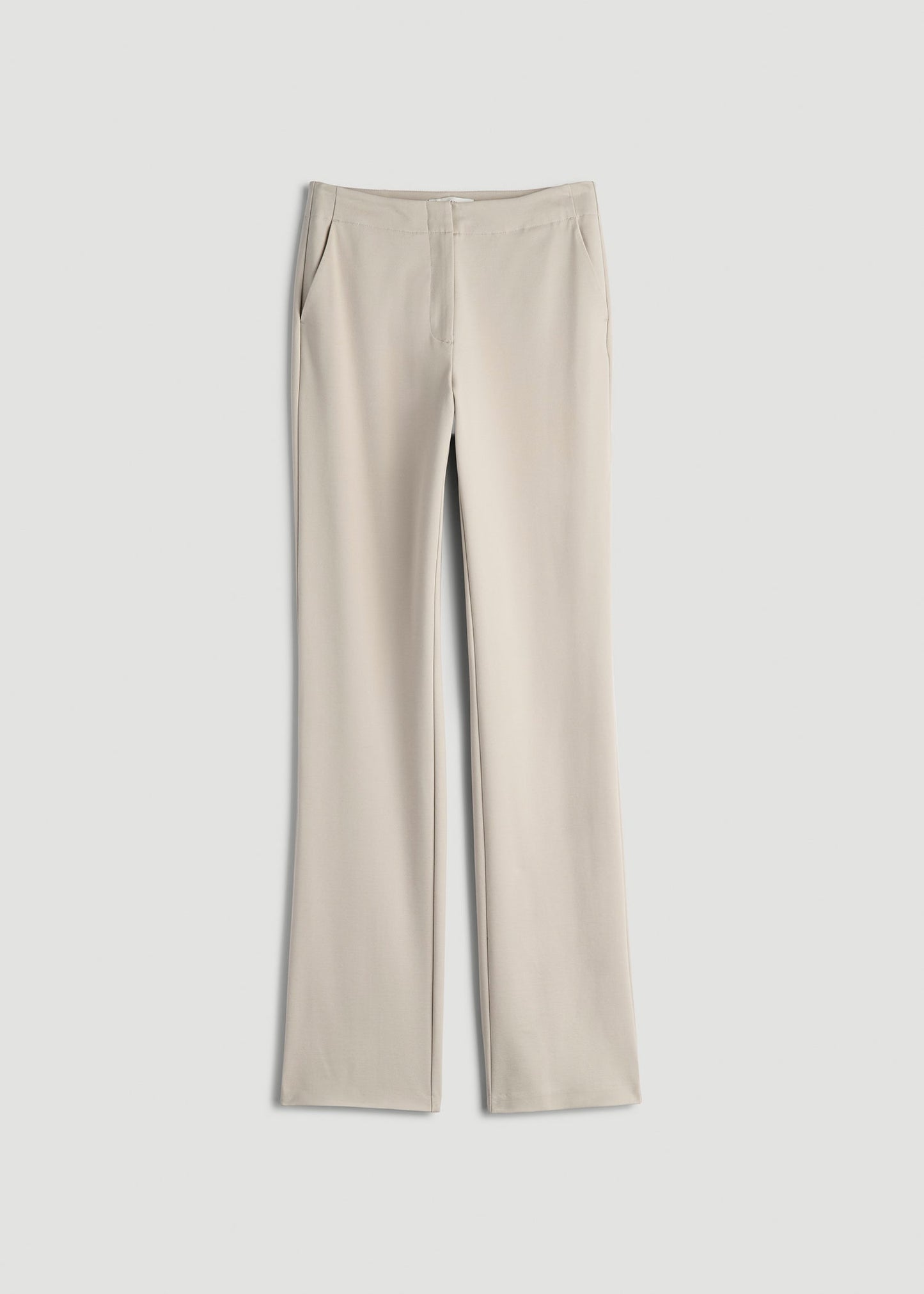 American Tall Women Freedom Flex Slim Straight Leg Dress Pants for Tall Women in Stone