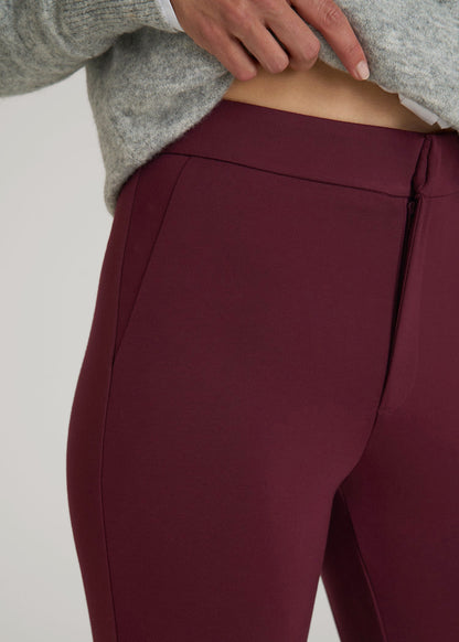American Tall Women Soft Flex Ponte Skinny High Rise Pant for Tall Women in Port Royale