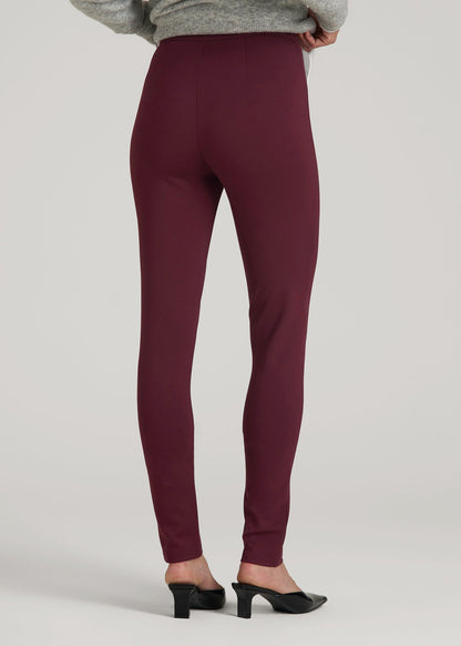 American Tall Women Soft Flex Ponte Skinny High Rise Pant for Tall Women in Port Royale