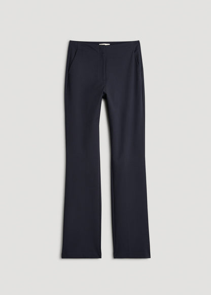 American Tall Women Freedom Flex Straight Leg Dress Pants for Tall Women in Deep Navy