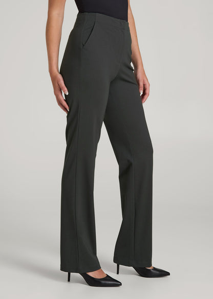 American Tall Women Freedom Flex Straight Leg Dress Pants for Tall Women in Pine Grove